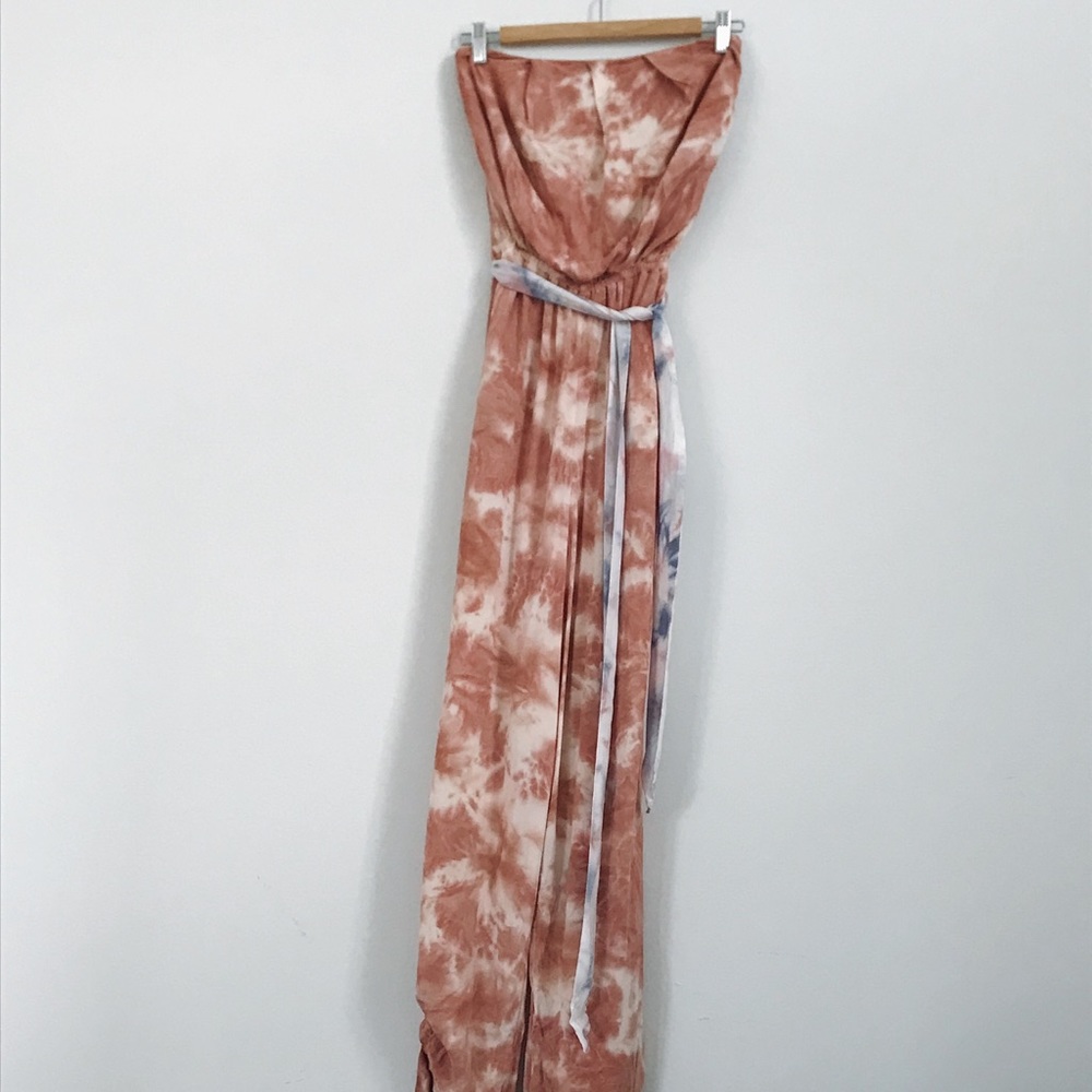 Free People Rose Tie Dye Jumpsuit